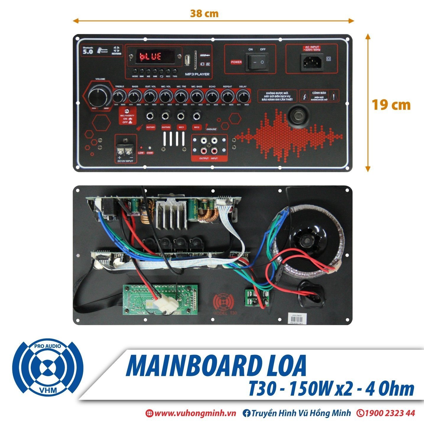 Bo Loa kéo T30 150W Đôi